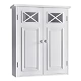 Elegant Home Fashions Dawson Wall Cabinet, White