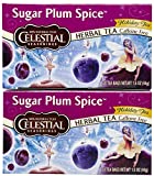 Celestial Seasonings Sugar Plum Spice Herbal Holiday Tea Bags, 20 ct, 2 pk