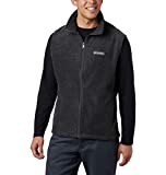 Columbia Men's Tall Size Steens Mountain Vest, Charcoal Heather, 4X