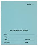 TOPS Second Nature Exam Books, Recycled, 7 x 8.5-Inch, 8 Sheets/16 Pages per Book, Blue, 50 Books per Pack (67000)