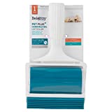 Beldray LA072597EU Plus+ Handheld TPR Gel Lint Roller with Squeegee | Washable | Perfect for Pet Hair on Clothes & Upholstery, Plastic