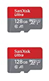 SanDisk 128GB X2 (256GB) MicroSD HC Ultra Uhs-1 Memory Card