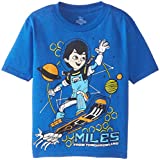 Disney Little Boys' Toddler Miles From Tomorrowland Toddler Boys T-Shirt, Royal, 4T