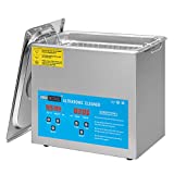 VIVOHOME Professional 3L Portable Touch Controllable Electric Ultrasonic Cleaner Machine with Digital Timer and Heater for Parts Jewelry Watch Coin Glass Circuit Board