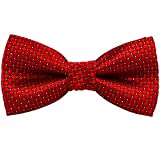 BAICFQUK Dog Bow Ties, Adjustable Bow tie, Fashion Accessories for Pet Dog Cat BT286 (Red)