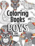 Coloring Books For Boys Cool Animals: For Boys Aged 6-12 (The Future Teacher's Coloring Books For Boys)