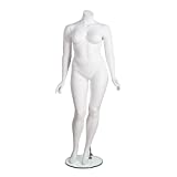 Mondo Mannequins AMBERPLHL Amber Plus Size Mannequin - Headless