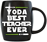 Mug A Day 16oz Yoda Best Teacher Teacher Gifts Funny Novelty Coffee Cups for Teachers Appreciation Gifts for Men Women Assistant Aide Educator Paraprofessional from Parent Student Gift Coffee Mug