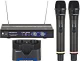 VocoPro UHF-3205 UHF-Dual Channel Rechargeable Wireless Microphone System, 21.00 x 21.00 x 23.00