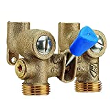 Watts 175C Ball-Type Copper Adapters for Solder or Hose Washing Machine Shutoff Valve, Bronze, 1/2 Inch