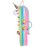 Basumee Unicorn Hair Bow Holder for Girls Wall Hanging Decor and Baby Hair Clip Hanger Organizer