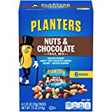 PLANTERS Nuts and Chocolate Trail Mix, 1.25 oz. Bags (6 Pack) - Trail Mix with M&M's Chocolate and Roasted Peanuts - Sweet and Salty Energy Boost - Kosher