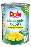 Dole, Pineapple Tidbits in Juice, 20 Oz