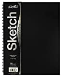 Pacon UCreate Poly Cover Sketch Book, Heavyweight, 12" x 9", 75 Sheets