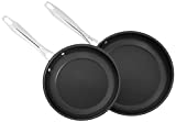 CUISINART 8922-810NS Professional Series 2-Piece Stainless Steel Nonstick Skillet Set, 2-Pack