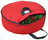 Primode Christmas Wreath Storage Bag 36"- Handles Made of Durable 600D Oxford Polyester Material Storage Bag 36” Holiday Wreaths