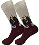 Balanced Co. Kevin's Famous Chili Dress Socks Kevin Malone Socks Michael Scott Socks (Red/Gray)