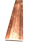 AC/DC Wire And Supply Copper 110 Flat Bar 1/4" x 2" x 12"-Long ->.25" x 2" Copper Bus Bar