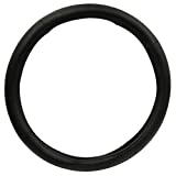 RoadPro RPSW3006 Black 18" Genuine Leather Steering Wheel Cover