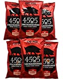 4505 Meats Chicharrones Fried Pork Rinds, Classic Chili & Salt, 2.5 Ounce, 6 Count