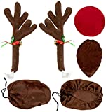 Red Co. Reindeer Antlers Christmas Kit Products (Full Kit with Ear Mirror Covers)