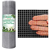 Amagabeli 1/2 Hardware Cloth 36 x 100 19 gauge Galvanized Welded Wire Metal Mesh Roll Vegetables Garden Rabbit Fencing Snake Fence for Chicken Run Critters Gopher Racoons Opossum Rehab Cage Window