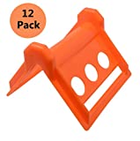 12 Pack Tie Down Corner Protector - Load Corner Protector - Flatbed Strap Plastic Corner Protectors - Flatbed Accessories Plastic Protector - Vee Boards Corner Protectors Flatbed - Load Protectors