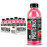 Protein2o 20g Whey Protein Isolate Infused Water Plus Electrolytes, Sugar Free Sports Drink, Ready To Drink, Gluten Free, Lactose Free, Strawberry Watermelon, 16.9 oz Bottle (12 Count)