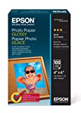 Epson Photo Paper Glossy - Borderless - S042038, 4" x 6" (100 sheets)