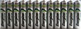 12 x New Energizer AAA Rechargeable NiMH Battery 700 mAh 1.2V
