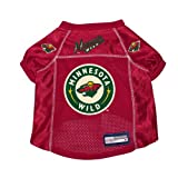 Minnesota Wild Premium Pet Dog Hockey Jersey w/Name Tag Large