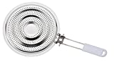 HIC Kitchen Heat Diffuser Reducer Flame Guard Simmer Plate, Stainless Steel