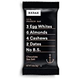 RXBAR Protein Bars, 12g Protein, Gluten Free Snacks, Chocolate Sea Salt, 22oz Box (12 Bars)