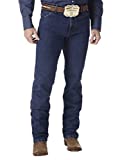 Wrangler Men's Premium Performance Advanced Comfort Cowboy Cut Reg Jean, Mid Stone, 36W x 34L