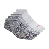 Skechers womens 5 Pack Low Cut Socks, Steel Grey/Cool Grey, 9 11 US
