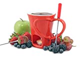 Swissmar 4-Piece Sweetheart Chocolate Fondue Mug Set