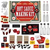 The Carolina Reaper Hot Sauce Kit Gift Set, Make Your Own 7,000,000+ Scoville Heat Units for Dad, Mom, Grandpa, Papa, Hottest Hot Sauce Kit Holiday Edition