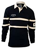 Guinness Traditional Black and Cream Rugby Jersey