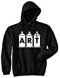 Kings Of NY Art GRAF Graffiti Spray can Paint Artist Pullover Hooded Sweatshirt Hoody Tshirt X-Large Black