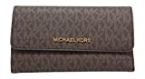 Michael Kors Jet Set Travel Large Trifold - Brown