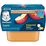 Gerber 1st Foods Apples, 2.5 oz Tubs, 2 Count (Pack of 8)