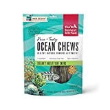 The Honest Kitchen Wolffish Ocean Chews Grain Free Dog Chew Treats – Natural Human Grade Dehydrated Fish Skins 6 oz