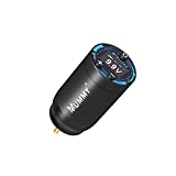 Mummy Tattoo Battery Pack Tattoo Power Supply with Digital Oled Screen Display For Rotary Tattoo Pen Machine (black)