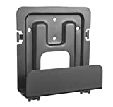 Mount Plus MP-06-02 Cable Box Mount, Modem Mount | Adjustable Wall Mount for Small and Wide Devices | Media Players, Cable Boxes, Modems, DVD Players | Game Console Such As PS3, PS4, Xbox One S (Wide)