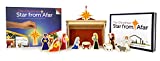 Star From Afar The Christmas Advent Calendar and Playset - 13 Piece Christmas Nativity Playset for Kids - Great Christian or Catholic Gift for Children