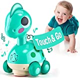 CubicFun Baby Toys 6 to 12 Months Touch & Go Music Light Baby Crawling Toys, Baby Toys 12-18 Months Gifts Toys for 1 Year Old Boy Gifts Girl Toy, Infant Baby Toddler Boy Girl Toys Age 1-2 Baby Gifts