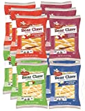 Cloverhill Danish Fruit Pastry Variety Pack | Strawberry, Cherry, Blueberry and Apple Bear Claws, Pack of 12