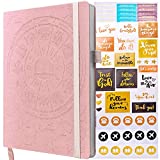 Law of Attraction Planner - Undated Deluxe Weekly, Monthly Planner, a 12 Month Journey to Increase Productivity & Happiness - Life Organizer, Gratitude Journal, and Stickers