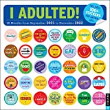 I Adulted! 16-Month 2021-2022 Wall Calendar: Stickers for Grown-Ups