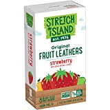 Stretch Island Strawberry Original Fruit Leather Snacks – Vegan | No Sugar Added | Gluten Free | Non-GMO | No Sugar Added - 0.5 Oz Strips (8 Count)